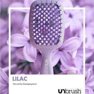 UNBRUSH Hair Brush Untangle Unknot Undo Pastel Collection Lilac NIB